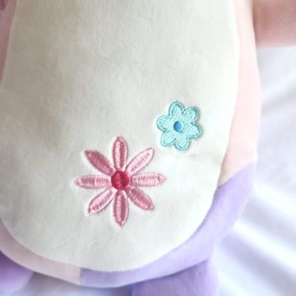 Patty 14" Squishmallows Hugmees purple cow stuffed animal - Picture 5 of 5